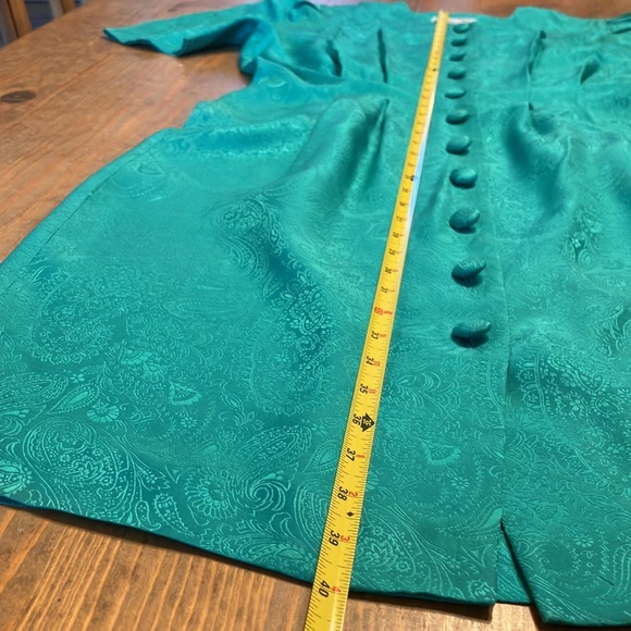 Vintage Papell Too petites 100% silk size 6 paisley design. Excellent condition. - Picture 14 of 14